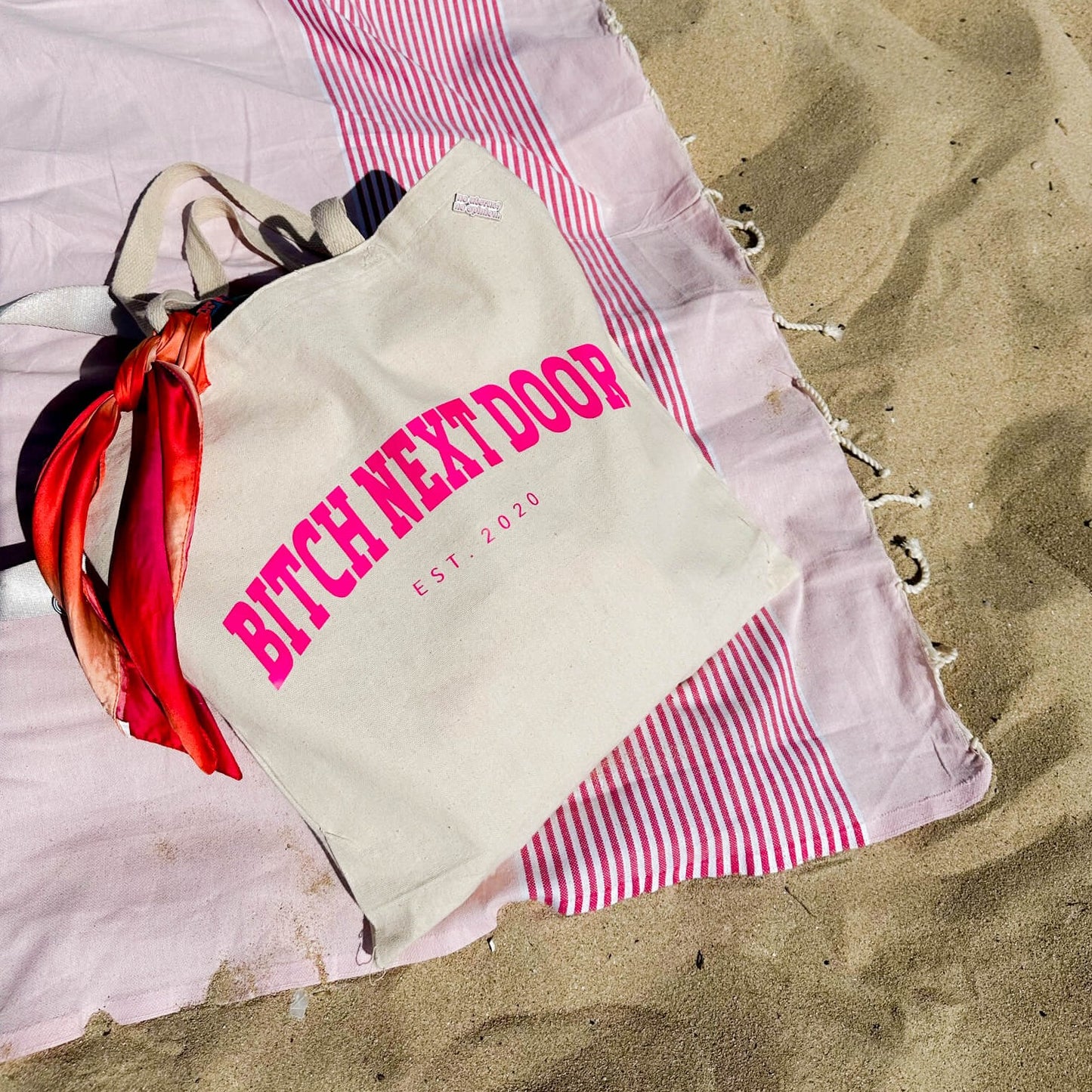 Bitch Next Door Tote Bag