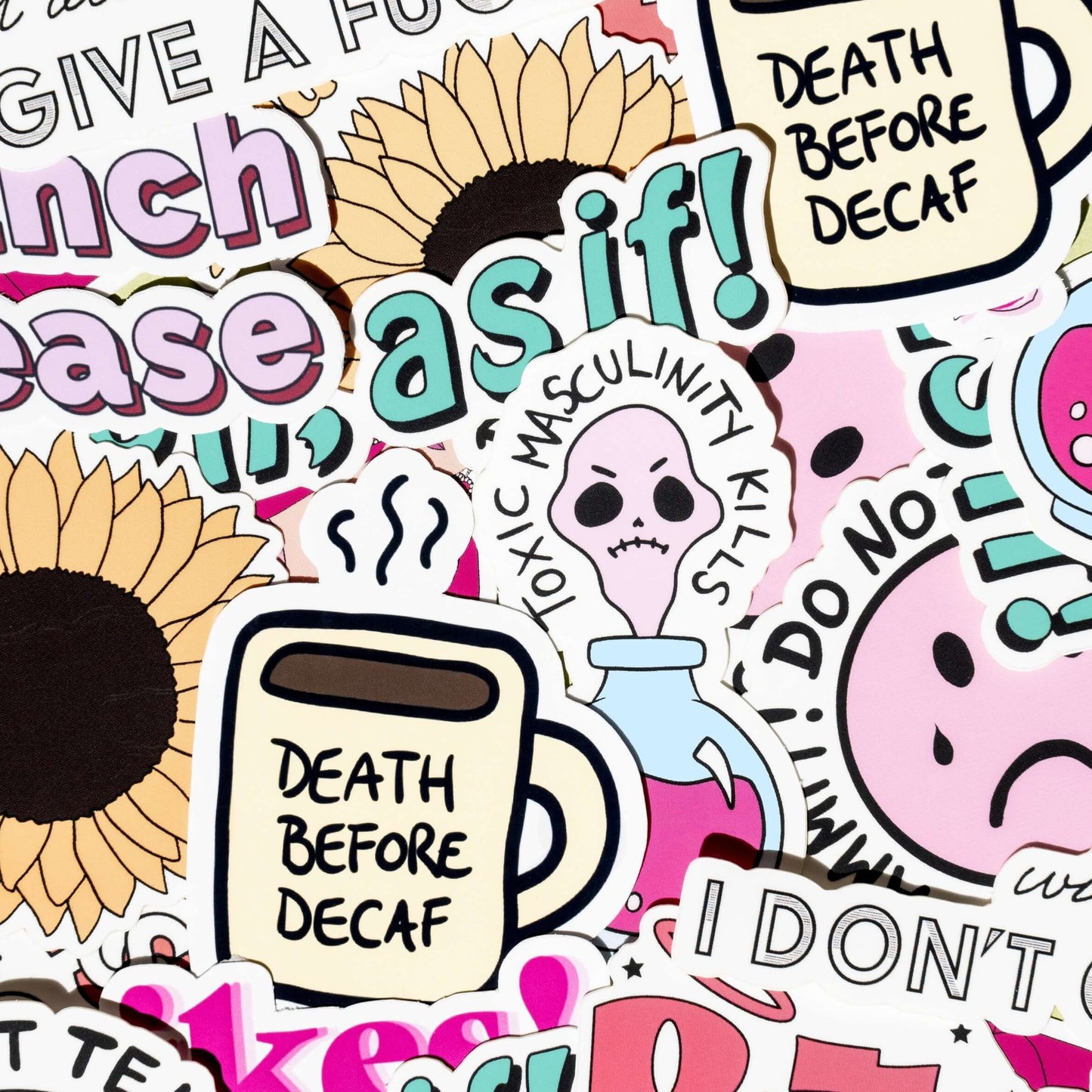 Toxic Masculinity Kills Waterproof Sticker