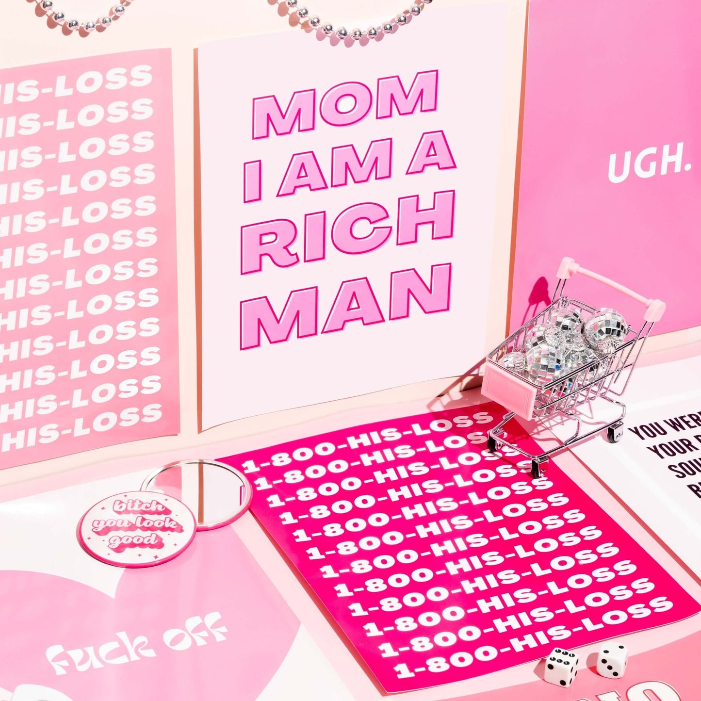 Mom I am a Rich Man Print