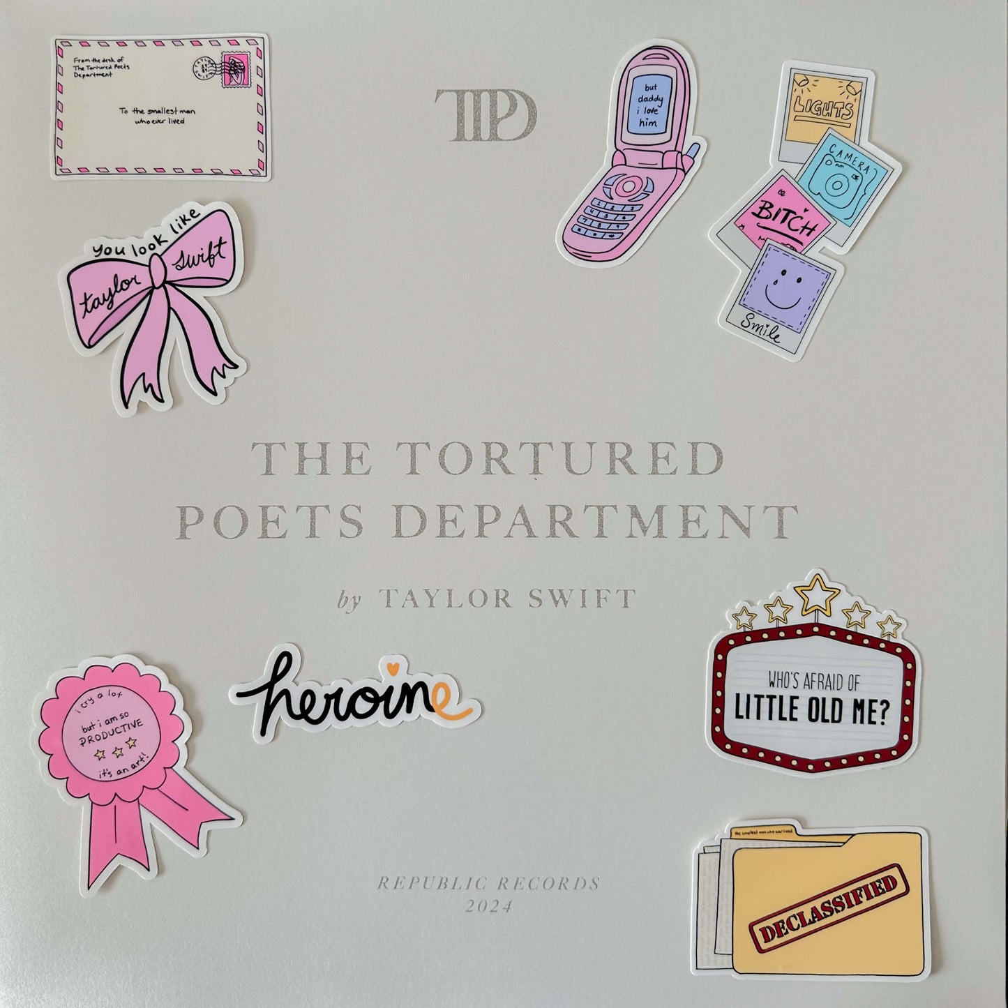The Tortured Poets Department Full Sticker Pack