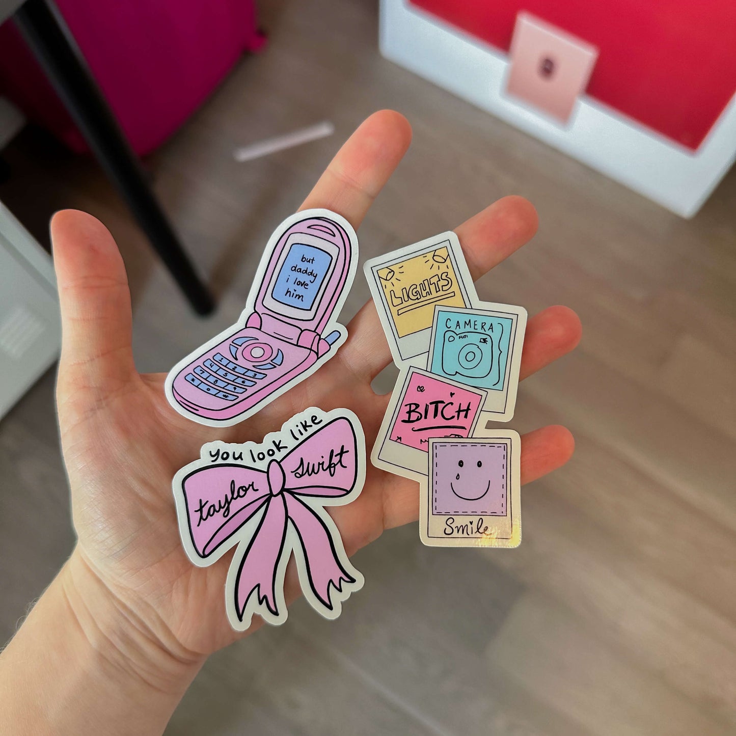 But Daddy I Love Him Waterproof Sticker