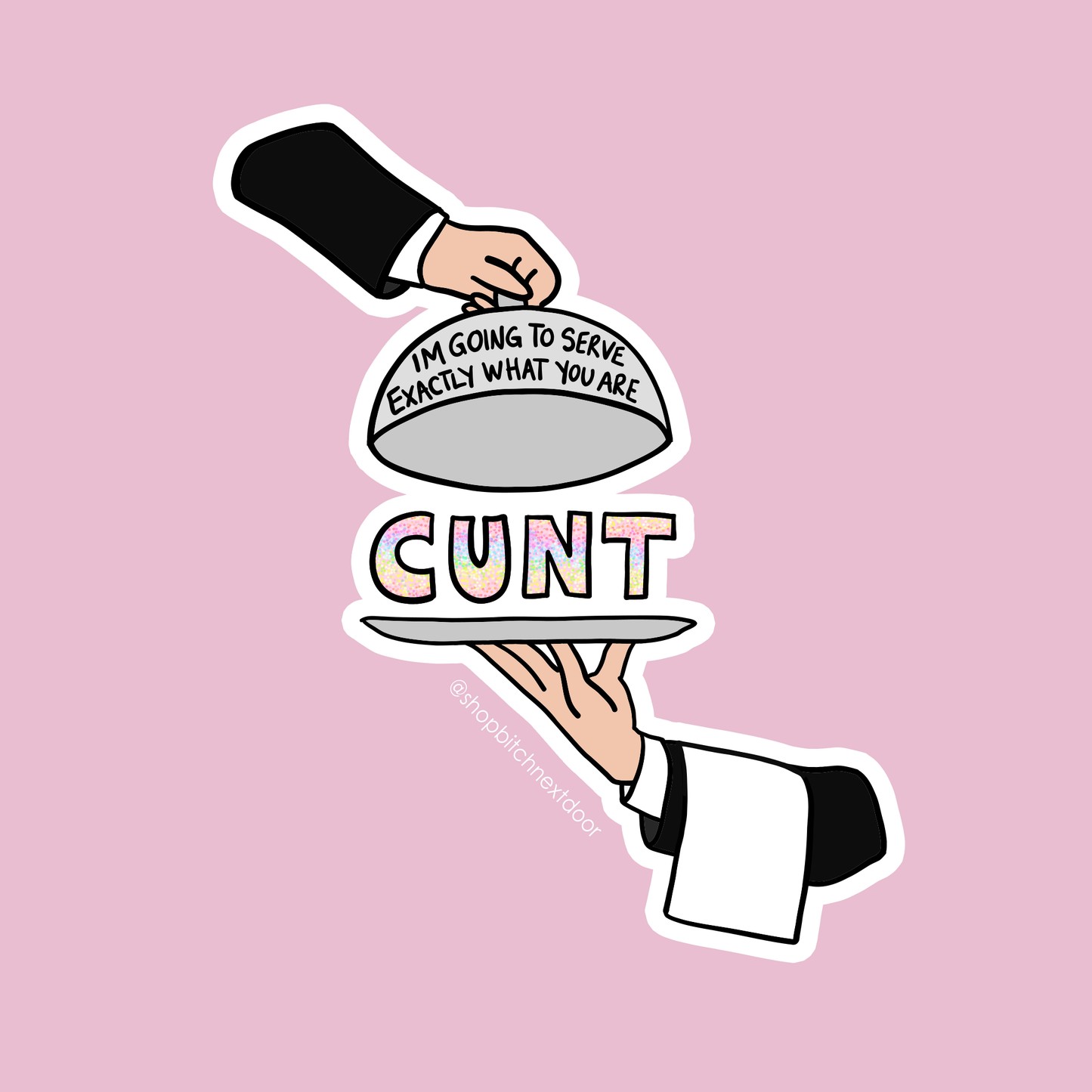 Chappell Roan Serve Waterproof Sticker