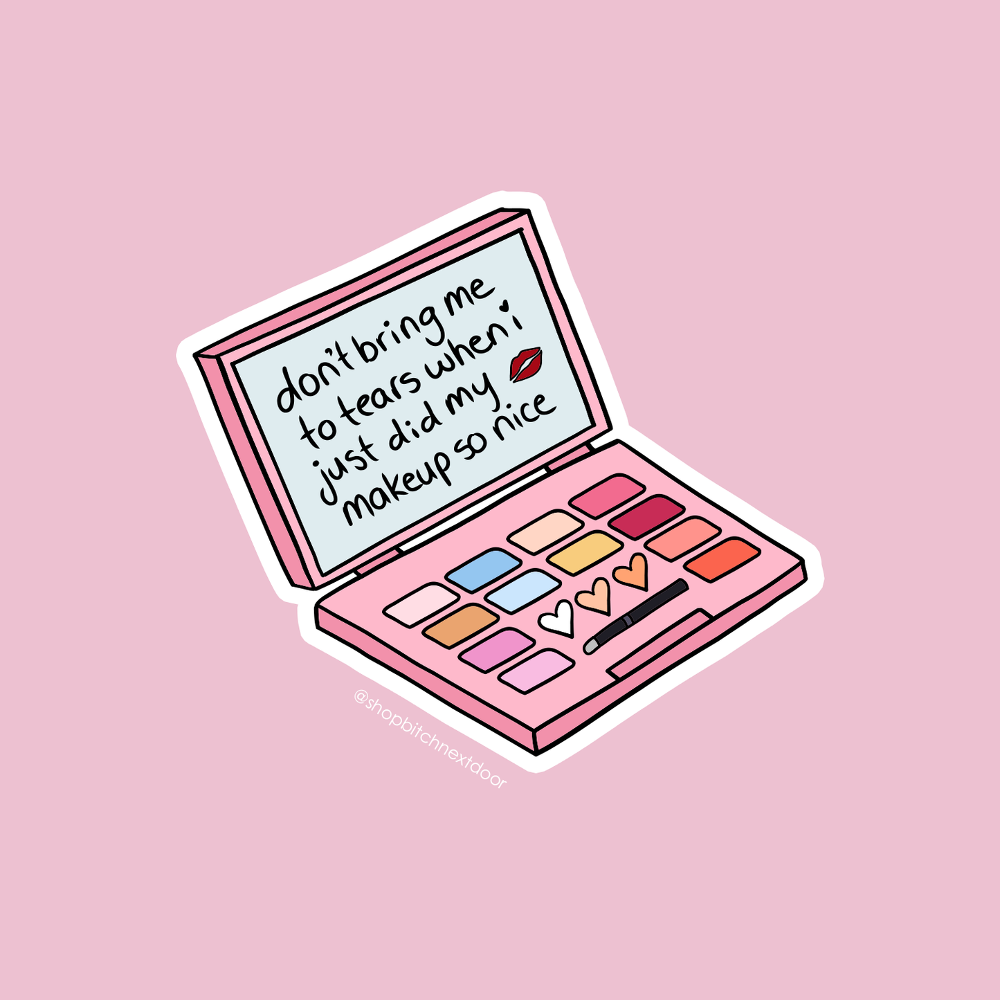Please Please Please Waterproof Sticker