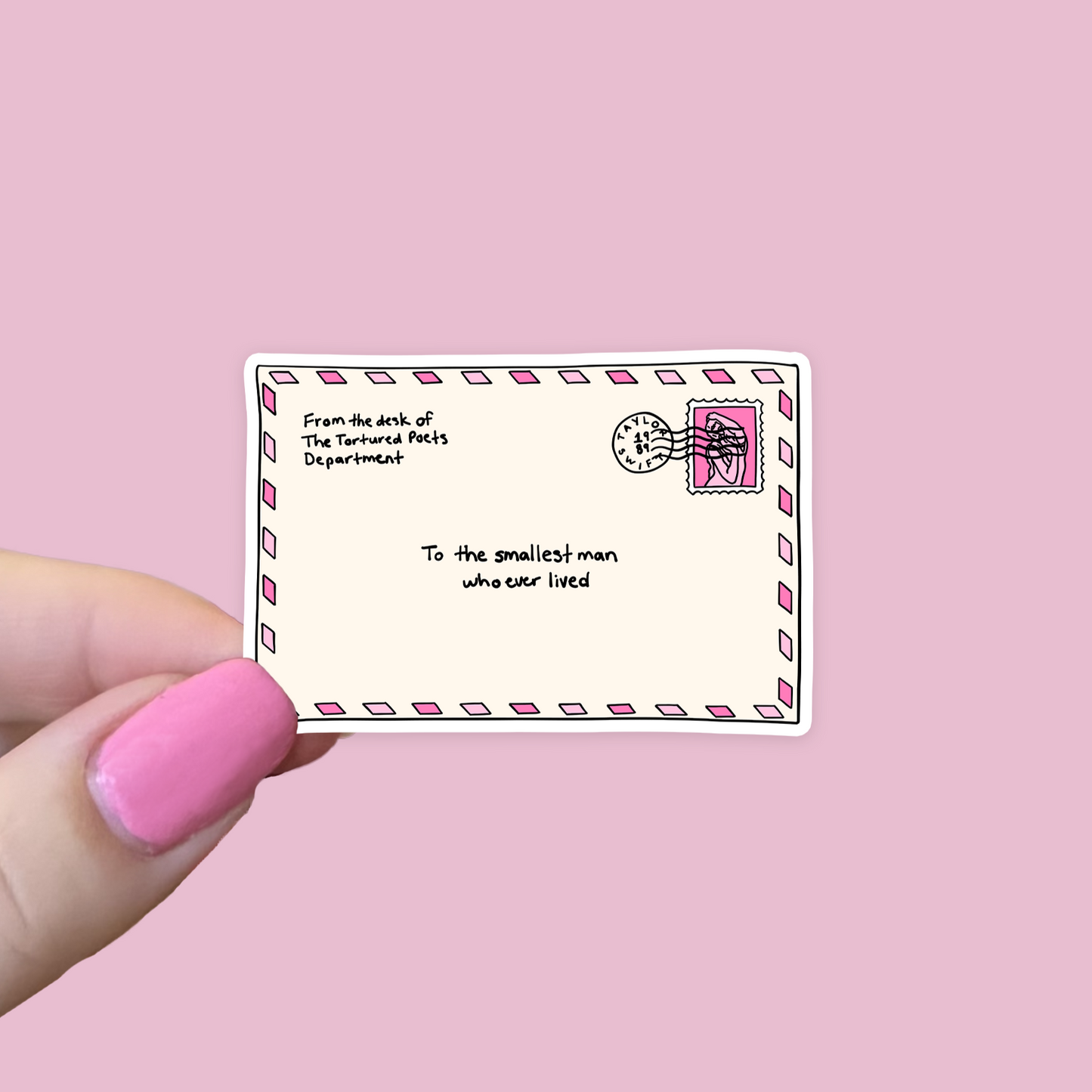 The Smallest Man Who Ever Lived Waterproof Sticker