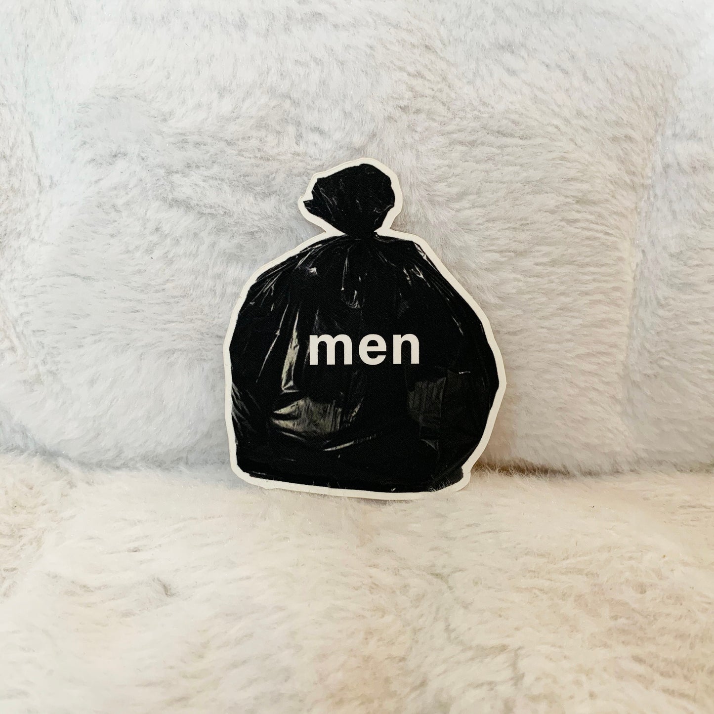 Men Are Trash Waterproof Sticker