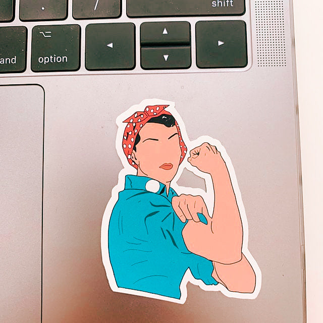 Rosie the Riveter sticker