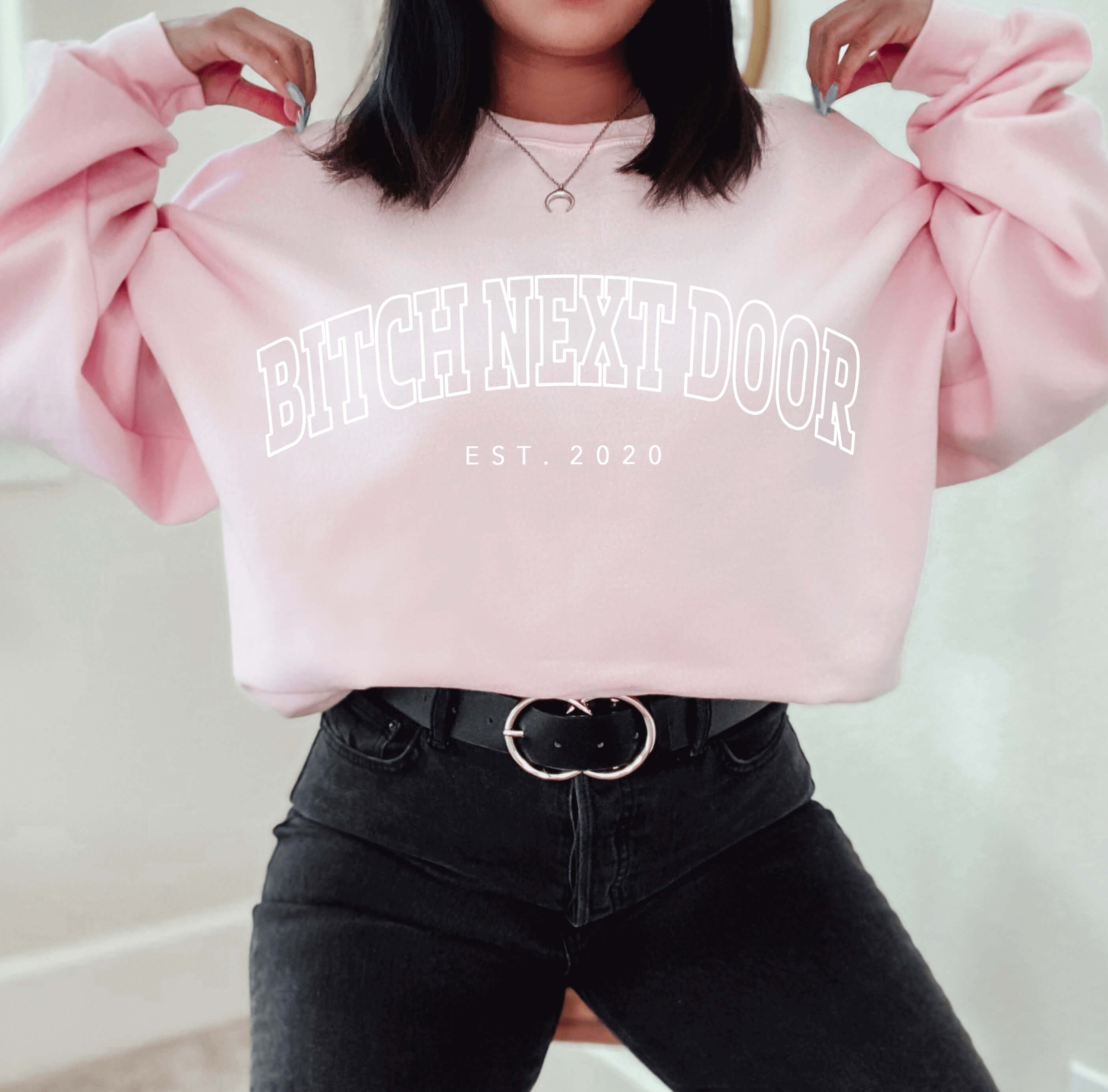 Next shop pink sweatshirt