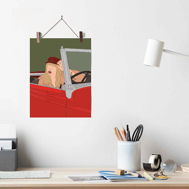 Art Print of taylor swifts famous All Too Well music video