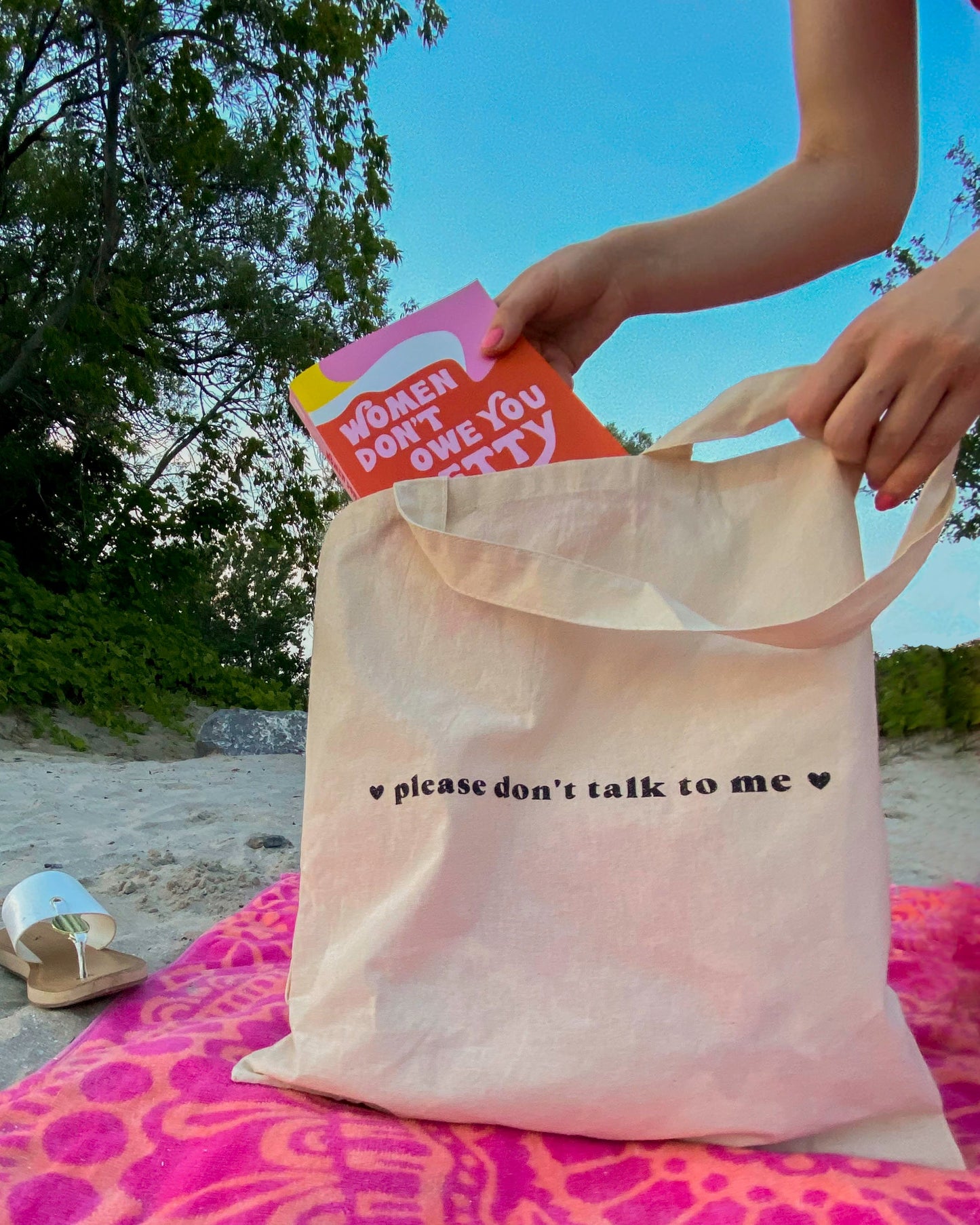 beach bag/tote bag for feminists